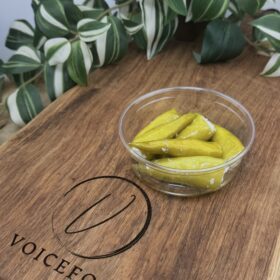 Groene peper roomkaas